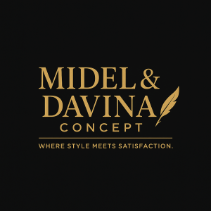 MIDEL & DAVINA CONCEPT LOGO